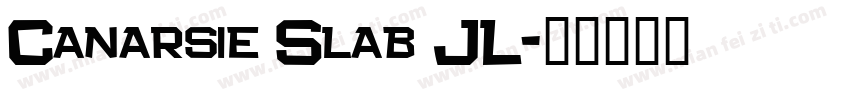 Canarsie Slab JL字体转换